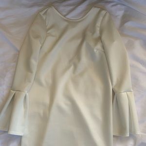 White mini dress, size 4 never worn